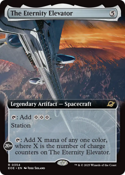 The Eternity Elevator (Extended Art) [Edge of Eternities] Foil Near Mint - Image 1