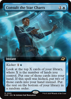 Consult the Star Charts (Extended Art) [Edge of Eternities] Near Mint - Image 1