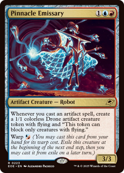 Pinnacle Emissary [Edge of Eternities] Foil Near Mint - Image 1