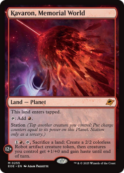 Kavaron, Memorial World [Edge of Eternities] Foil Near Mint - Image 1