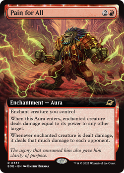 Pain for All (Extended Art) [Edge of Eternities] Foil Near Mint - Image 1