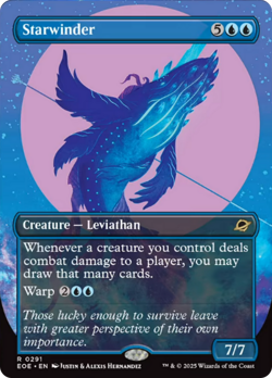 Starwinder (0291) (Borderless) [Edge of Eternities] Foil Near Mint - Image 1