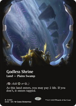 Godless Shrine (Borderless) [Edge of Eternities] Near Mint - Image 1
