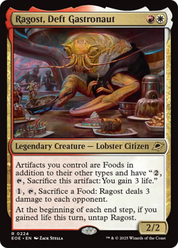Ragost, Deft Gastronaut [Edge of Eternities] Foil Near Mint - Image 1