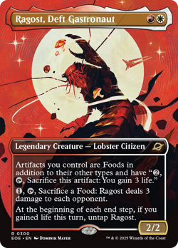 Ragost, Deft Gastronaut (Borderless) [Edge of Eternities] Near Mint - Image 1
