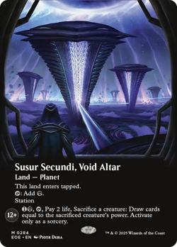Susur Secundi, Void Altar (Borderless) [Edge of Eternities] Foil Near Mint - Image 1