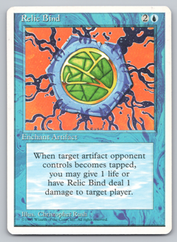 Relic Bind - 4th Edition Core Set 1995 MTG - Image 1