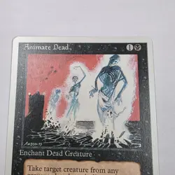 Animate Dead - MTG - 4th Edition - Excellent - Magic the Gathering - Image 2