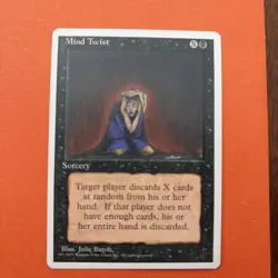 Mind Twist #31 (HP) Fourth Edition 4ED Magic MTG - Image 1