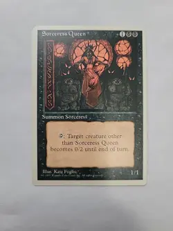 MTG - Sorceress Queen 4th Edition Regular - Image 1