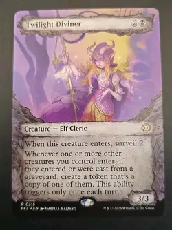 Twilight Diviner (Showcase) Lorwyn Eclipsed MTG Regular Near Mint - Image 1