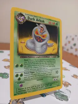 Pokemon Dark Arbok 19/82 Team Rocket set Non-holo Rare Wotc NM - Image 3