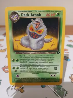 Pokemon Dark Arbok 19/82 Team Rocket set Non-holo Rare Wotc NM - Image 5