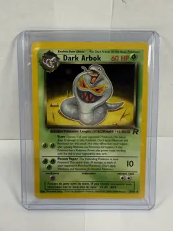 Pokemon WOTC Dark Arbok 19/82 Team Rocket Non Holo Rare - Image 1