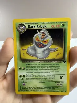 Pokemon WOTC Dark Arbok 19/82 Team Rocket Non Holo Rare - Image 2