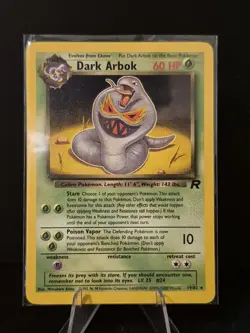 Dark Arbok 19/82 Rare Team Rocket - WOTC Pokemon Card NM - Image 1