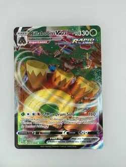 2021 Pokemon Fusion Strike Rillaboom VMAX 023/264 NM - Image 1