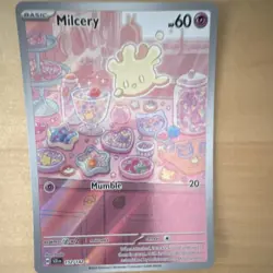 Pokemon TCG Milcery 152/142 Sv07: Stellar Crown Holo Illustration Rare English - Image 1