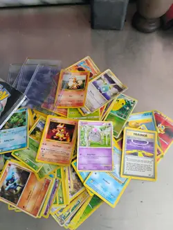 100 Pokemon Cards Retro Pokemon Cards Pokemon Cards Lot - Image 1