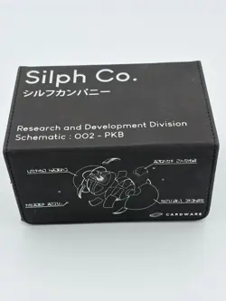 Pokemon Silph Co Pokeball Schematics Deck Box TCG CCG - Image 2