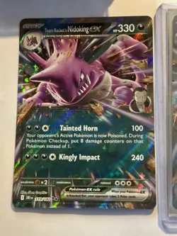 Pokemon TCG Team Rockets Nidoking EX - Image 2
