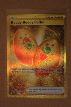 Pokemon TCG Buddy-Buddy Poffin 223/167 Sv06: Twilight Masquerade Holo Near Mint - Image 1