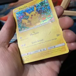 Pokemon TCG Pikachu 4/12 McDonald's 2018 Holo Promo - Image 5