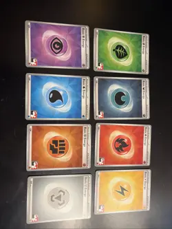 Pokemon Prize Pack Non Holo Energy Set Of 8 - Image 1