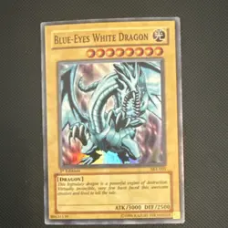 Yu-Gi-Oh! Holo Card Blue-Eyes White Dragon 1st Edition SKE-001 - Image 1