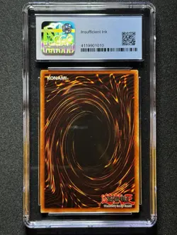 CGC 9 ERROR Yugioh Polymerization #LOB-059 Legend of Blue Eyes INSUFFICIENT INK! - Image 2