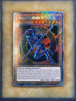 Yugioh Dark Magician of Chaos RA03-EN134 Platinum Secret Rare 1st Ed NM - Image 1