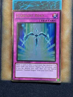Yugioh Starlight Road GLD5-EN052 Gold Rare Limited Edition NM - Image 1