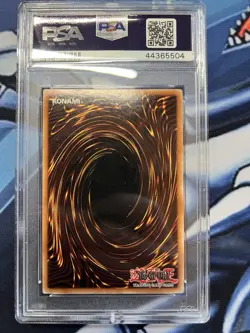 YuGiOh 2002 Dark Hole LOB-E041 PSA 9 Mint 1st Edition European Print - Image 4