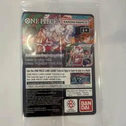 Bandai One Piece CCG Monkey.D.Luffy US Voyage Promo Full Art Holo Card P-055 - Image 2