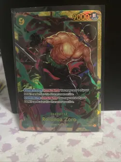 RORONOA ZORO 2024 ONE PIECE WINGS OF CAPTAIN SECRET RARE B #OP06-118 Q4490 - Image 1