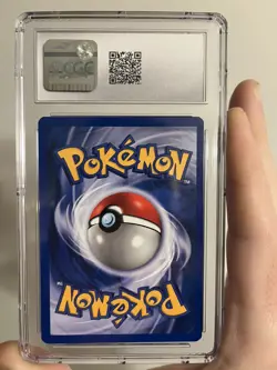 2002 Pokemon League Energize Your Game Cycle Reverse Holo Rainbow Energy CGC 8.5 - Image 2