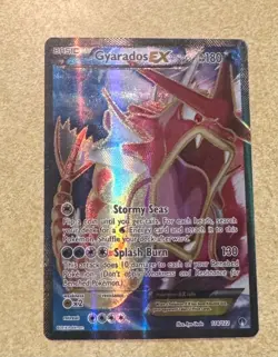 Pokemon Gyarados EX TCG Full Art Holo Ultra Rare Card 114/122 XY-Breakpoint NM - Image 1