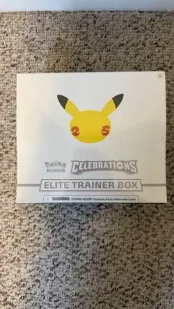 Pokemon TCG 25th Anniversary Celebrations Elite Trainer Box ETB SEALED with case - Image 1