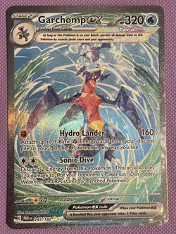 Pokemon TCG Garchomp ex 245/182 Paradox Rift Special Illustration Rare - Image 1