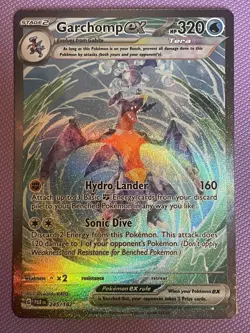 Pokemon TCG Garchomp ex 245/182 Sv04: Paradox Rift Special Illustration Rare - Image 1