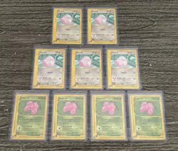 Pokemon E Reader Card Lot of 9 Aquapolis Cards Exeggcute (4X) & Chansey (5X) - Image 1