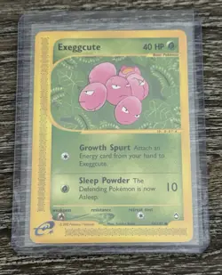 Pokemon E Reader Card Lot of 9 Aquapolis Cards Exeggcute (4X) & Chansey (5X) - Image 2
