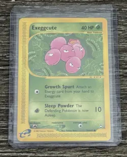 Pokemon E Reader Card Lot of 9 Aquapolis Cards Exeggcute (4X) & Chansey (5X) - Image 4