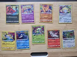 Pokemon Card Lot of 9 Cards - Jirachi, Celebi, Rayquaza, Kyogre, Zacian - Image 1