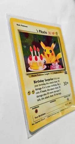 Pokemon Card - TCG Birthday Pikachu Holo Promo Card 24 - Image 4