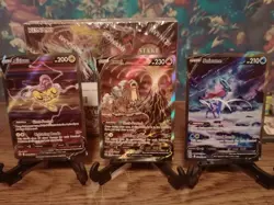 Pokemon Raikou V Entei suicine Crown Zenith Galarian Gallery Holo Card - Image 1