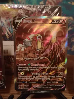 Pokemon Raikou V Entei suicine Crown Zenith Galarian Gallery Holo Card - Image 3