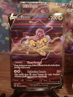 Pokemon Raikou V Entei suicine Crown Zenith Galarian Gallery Holo Card - Image 4