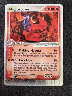 Magcargo ex 95/97 Holo Ultra Rare Pokemon Card NM - Image 1