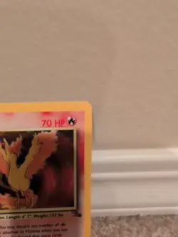 Moltres - 12/62 - Pokemon Fossil Unlimited Holo Rare Card WOTC NM-LP - Image 2